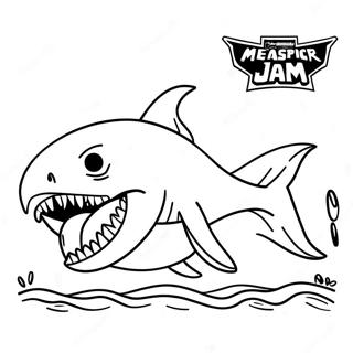 Megalodon Monster Jam Farveside 54621-45460