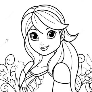 Winx Club Flora Farvelaegning 54711-45544