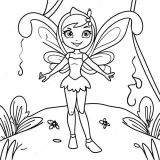 Flora Fra Winx Club I Natur Farvelaegning 54712-45540