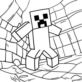 Minecraft Creeper I Aktion Farveside 54752-45567