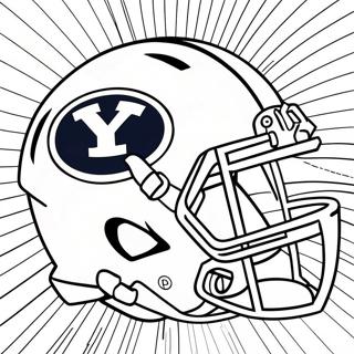 Byu Football Logo Farveside 55101-45831