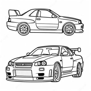 Nissan Skyline Gtr R34 Farvelægningssider