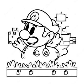 8 Bit Mario Farveside 5553-4434