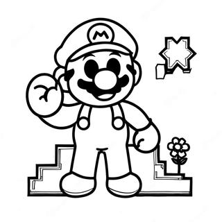 8 Bit Mario Farveside 5553-4436