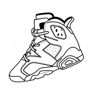 Jordan 6 Kontur Farvelægningssider