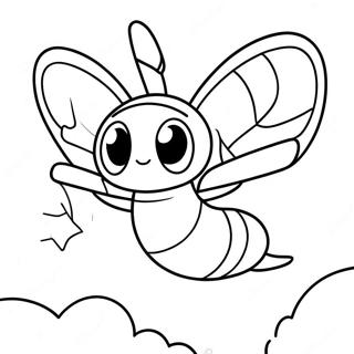 Beedrill Flyvende I Himlen Farveside 55732-46346