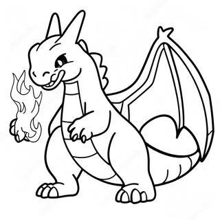 Charizard Ander Ild Farveside 55942-46518