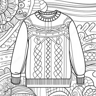 Sweater Farvelægningssider