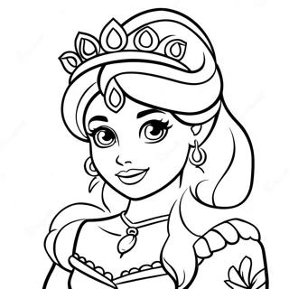 Farverig Disney Prinsesse Tatovering Farveside 57625-47909