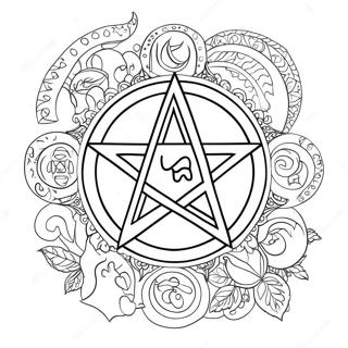 Wicca Symboler Farveside 57654-47931