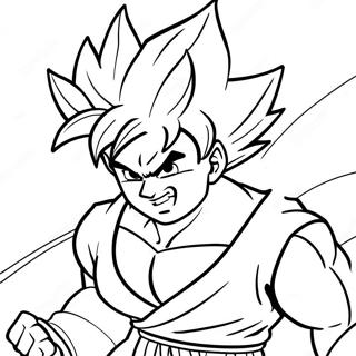 Goku I Super Saiyan Form Farveside 57785-48034