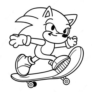 Sonic Skateboard Farvelaegningsside 59426-49330