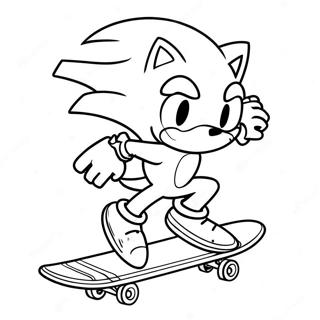 Sonic Skateboard Farvelaegningsside 59426-49331