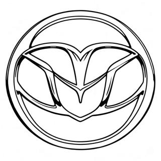 Mazda Logo Farvelaegningsside 59436-49339