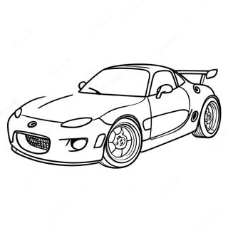 Mazda Sportsvogn Farvelaegningsside 59437-49341