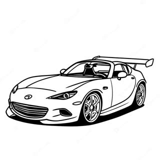 Mazda Sportsvogn Farvelaegningsside 59437-49342