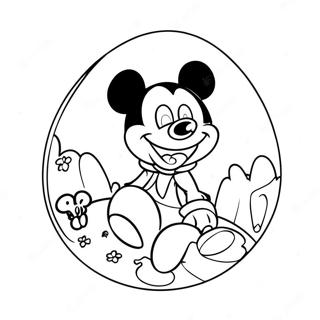 Mickey Mouse Paskeaeg Farveside 59617-49478