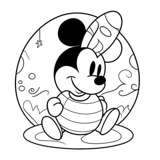 Mickey Mouse Paskeaeg Farveside 59617-49480