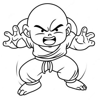 Krillin I Aktion Farveside 59827-49655