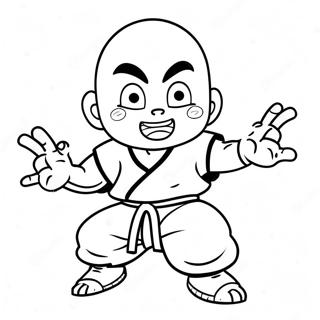 Krillin I Aktion Farveside 59827-49656