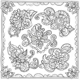 Farverige Bandana Designs Farveside 59997-49790