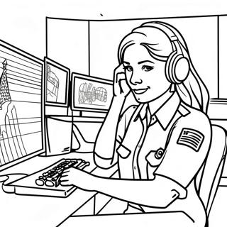 911 Dispatcher Farvelægningssider