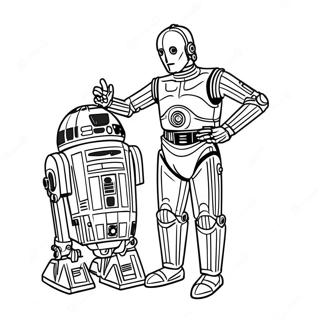 C3po Med R2d2 Farveside 60377-50094