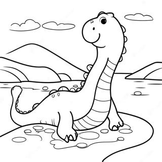 Loch Ness Monster Farvelægningssider