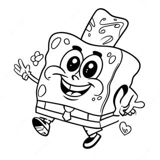 Spongebob Valentines Farveside 61086-50654