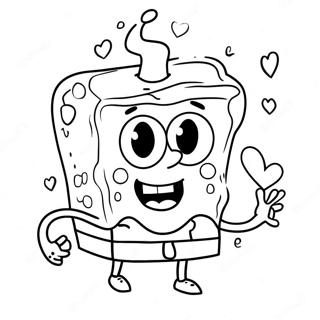 Spongebob Valentines Farveside 61086-50655