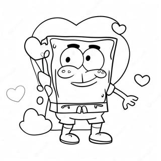 Spongebob Valentines Farveside 61086-50656