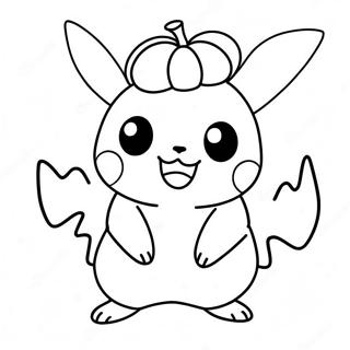 Pikachu Klaedt Som Et Graeskar Farveside 6115-4885