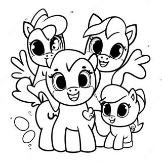 My Little Pony Cutie Mark Crew Farvelaegningsside 61176-50728