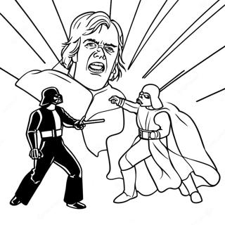 Luke Skywalker Vs Darth Vader Episk Kamp Farveside 62467-51742