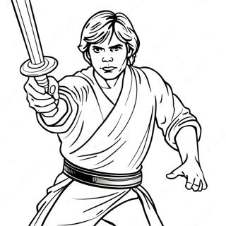 Luke Skywalker Lyssvaerd Duel Farveside 62468-51752