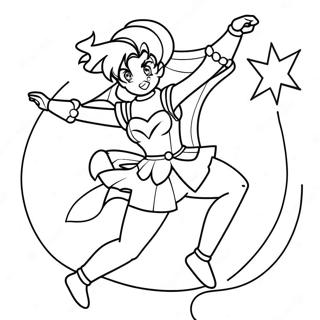 Sailor Jupiter I Kampstilling Farveside 62518-51791