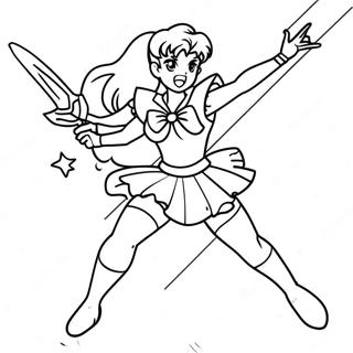 Sailor Jupiter I Kampstilling Farveside 62518-51792