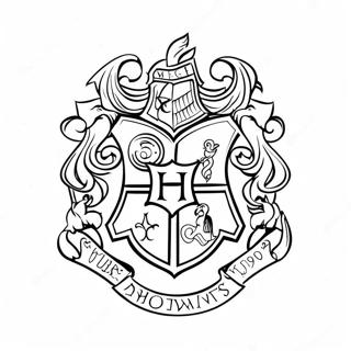 Magisk Hogwarts Vabenskjold Farveside 62678-51914