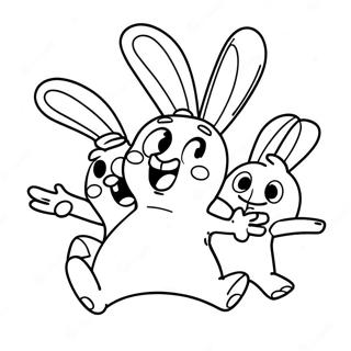 Sjove Rabbids I Aktion Farveside 62718-51945