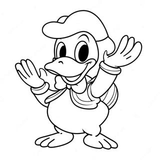 Donald Duck I Festligt Toj Farveside 62929-52118