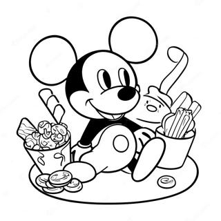 Mickey Mouse Med Laekre Snacks Farveside 62939-52109