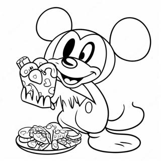 Mickey Mouse Med Laekre Snacks Farveside 62939-52112