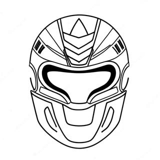 Farverig Power Ranger Maske Farveside 63450-52511