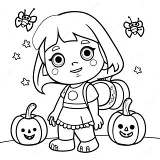 Dora Halloween Farveside 63849-52814