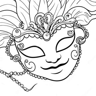 Mardi Gras Maske Farveside 63949-52886