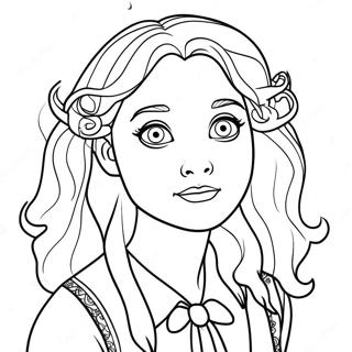 Harry Potter Luna Lovegood Farvelægningssider