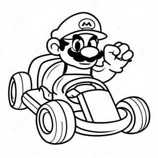 Wario I En Racerkart Farveside 6445-5248