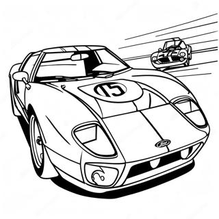 Klassisk Ford Gt Racing Farveside 64511-53340