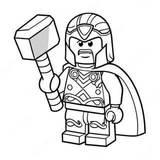 Lego Thor Med Hammer Farveside 64531-53354