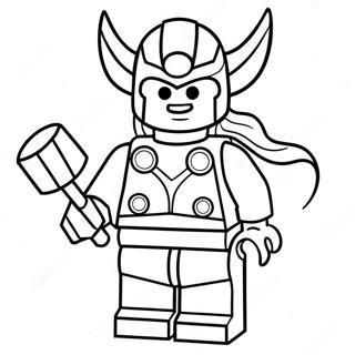 Lego Thor Med Hammer Farveside 64531-53356